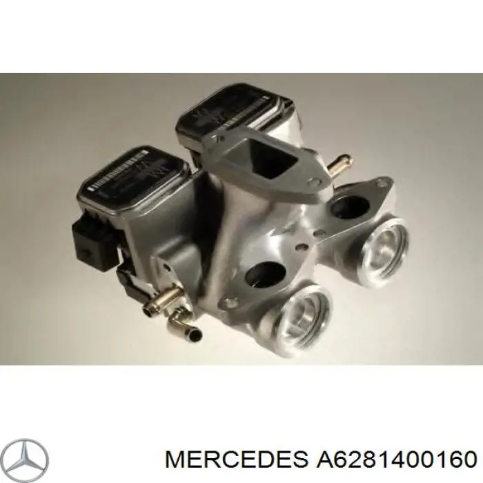 A6281400160 Mercedes válvula egr de recirculação dos gases