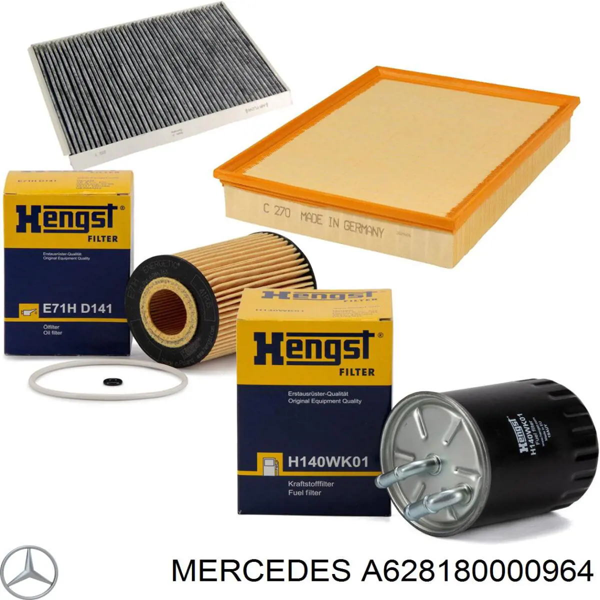 Фильтр очистки масла центробежный Mercedes A628180000964 цена, от 7.60 USD