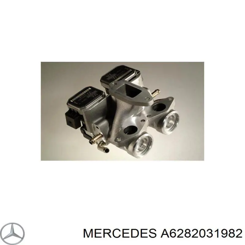 A6282031982 Mercedes патрубок вентиляции картера (маслоотделителя)