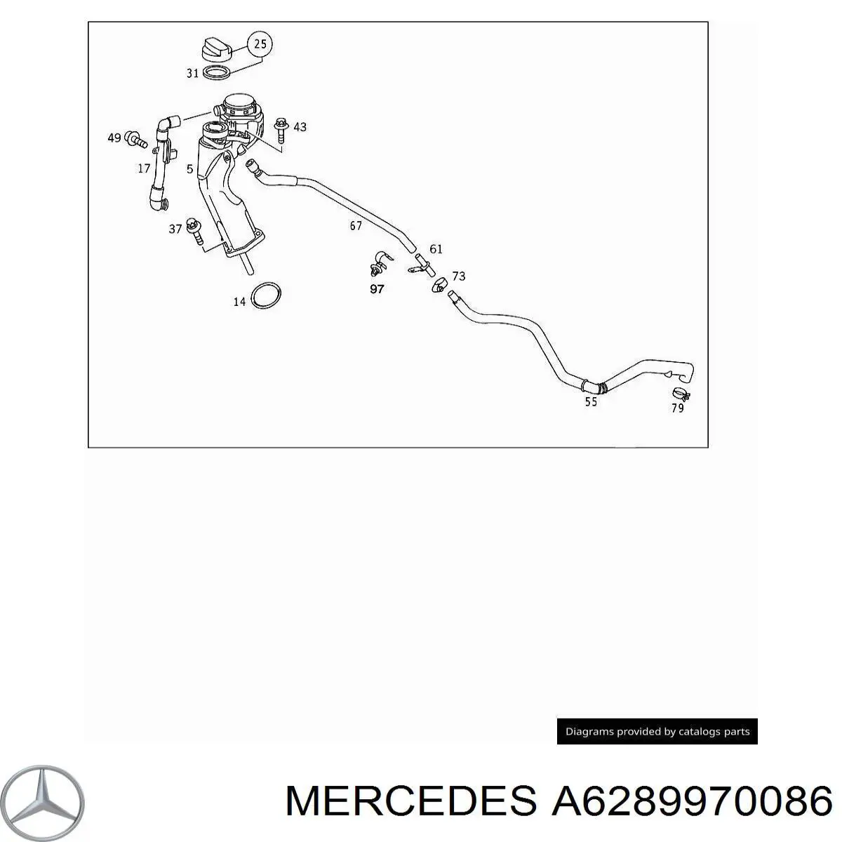 A6289970086 Mercedes 