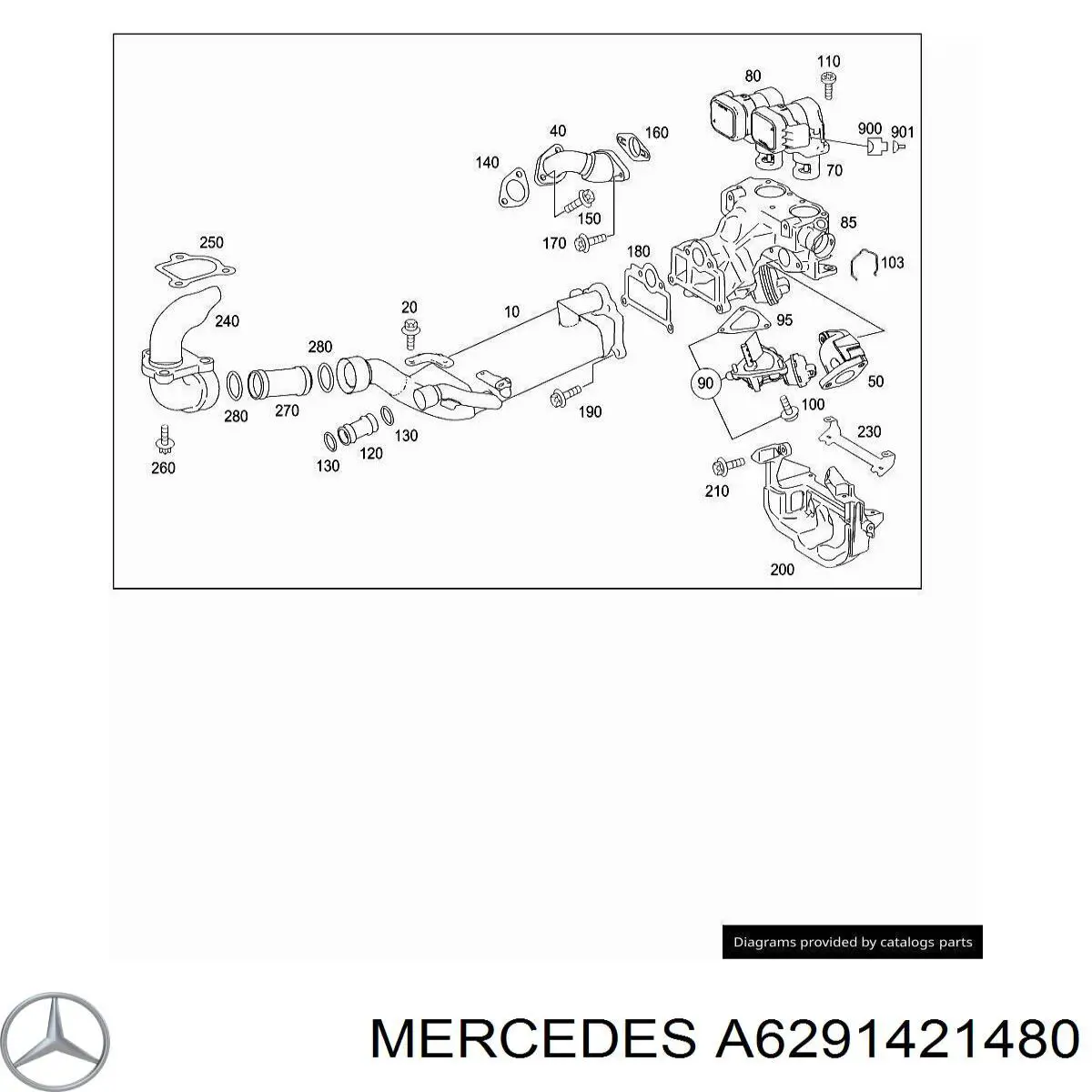 A6291421480 Mercedes 