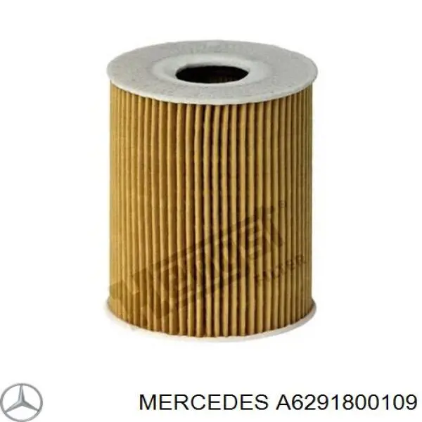 A6291800109 Mercedes filtro de óleo