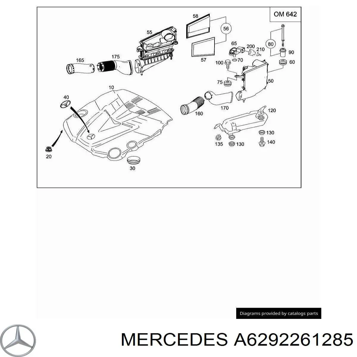 A6292261285 Mercedes 