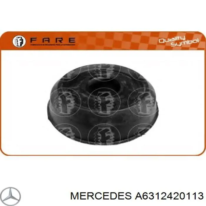 A6312420113 Mercedes подушка трансмиссии (опора коробки передач)