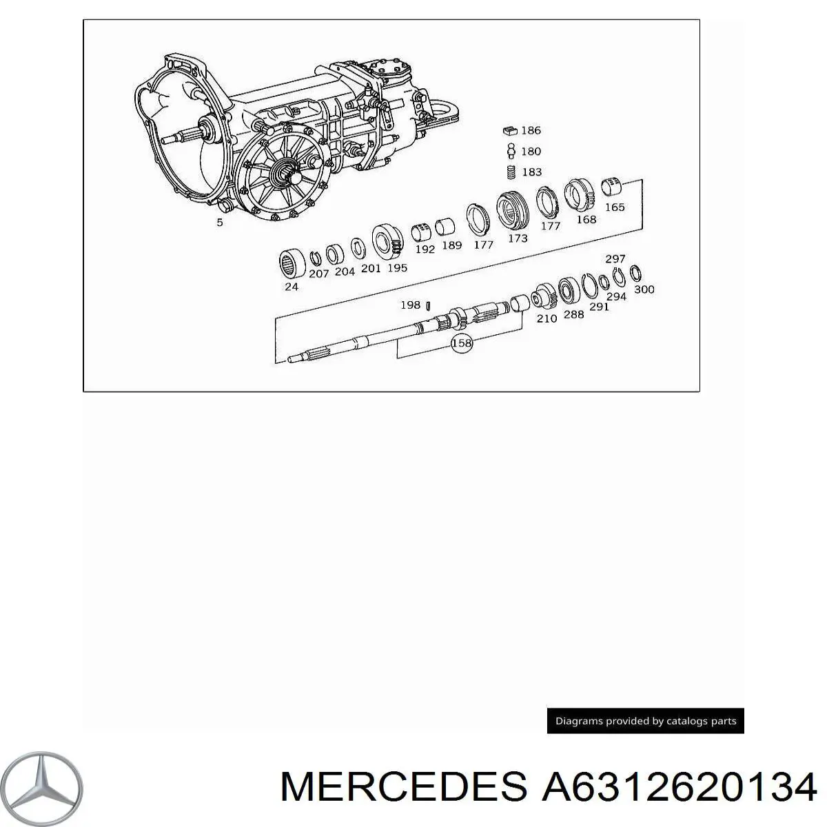 Кольцо синхронизатора Mercedes A6312620134