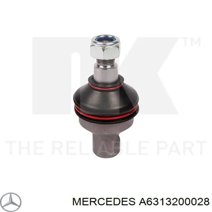 Шаровая опора, нижняя Mercedes A6313200028 цена, от 15.84 USD