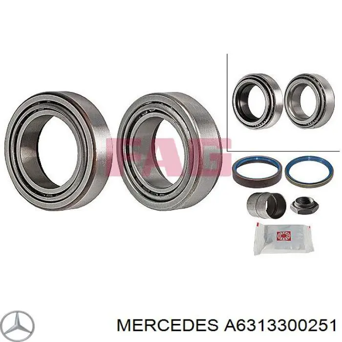 Подшипник ступицы A6313300251 Mercedes