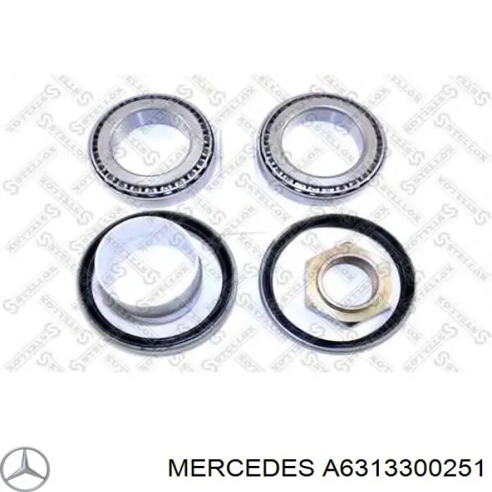 Комплект подшипника ступицы колеса Mercedes A6313300251 цена, от 30.48 USD