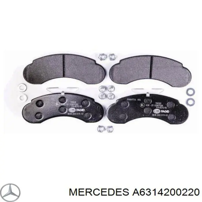 Колодки Mercedes A6314200220 цена, от 24.95 USD
