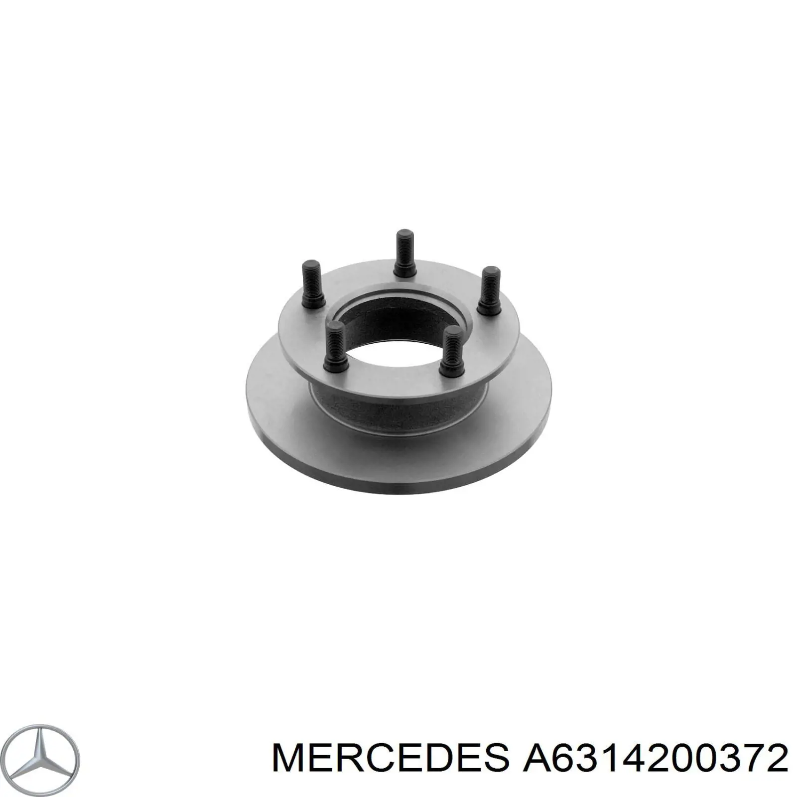 Купить A6314200372 Mercedes Ротор тормозной