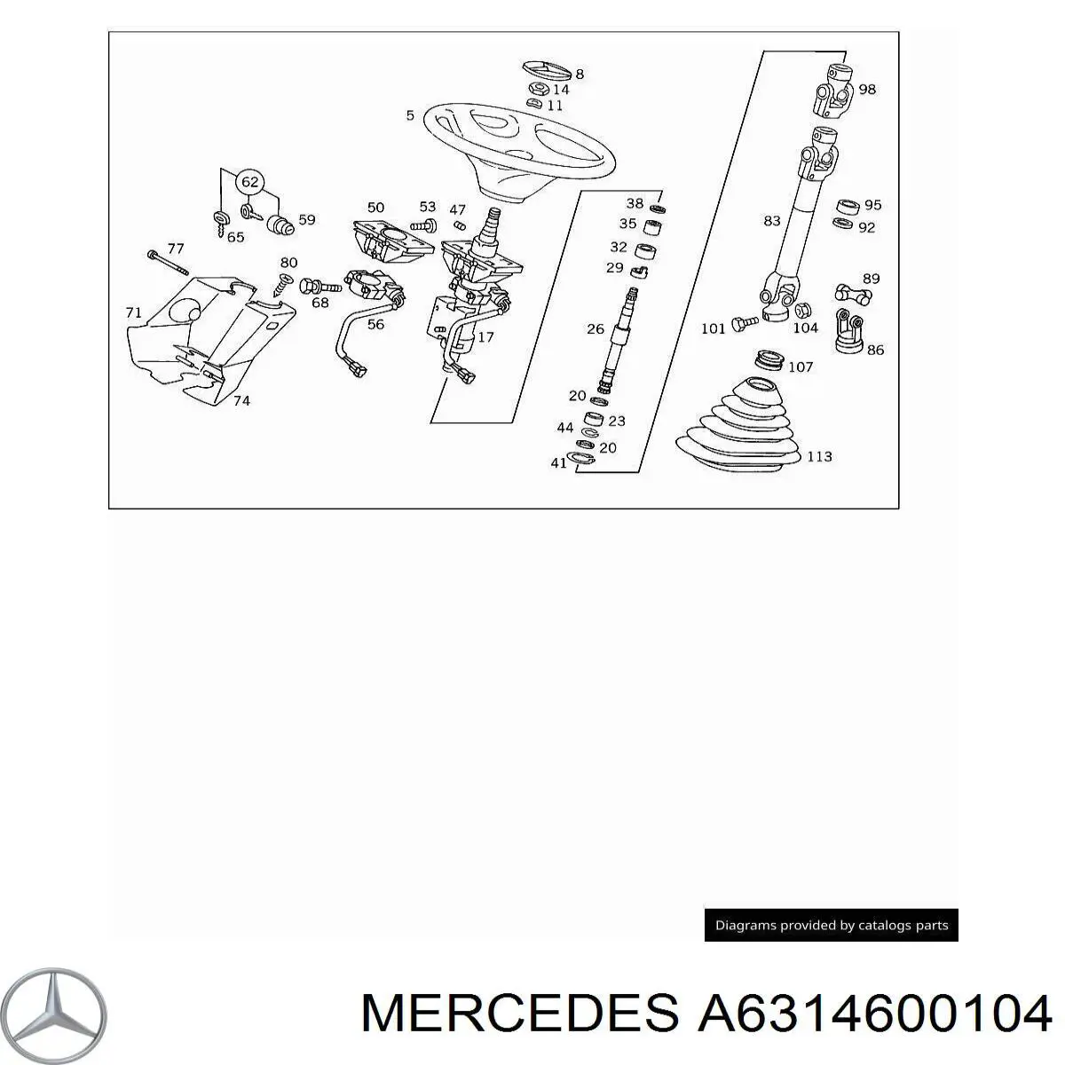 6314600104 Mercedes 