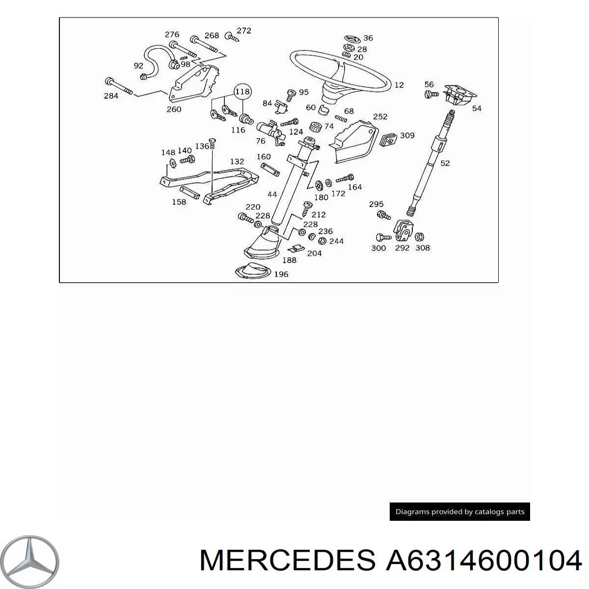 Mercedes 6314600104 цена, от 25.34 USD