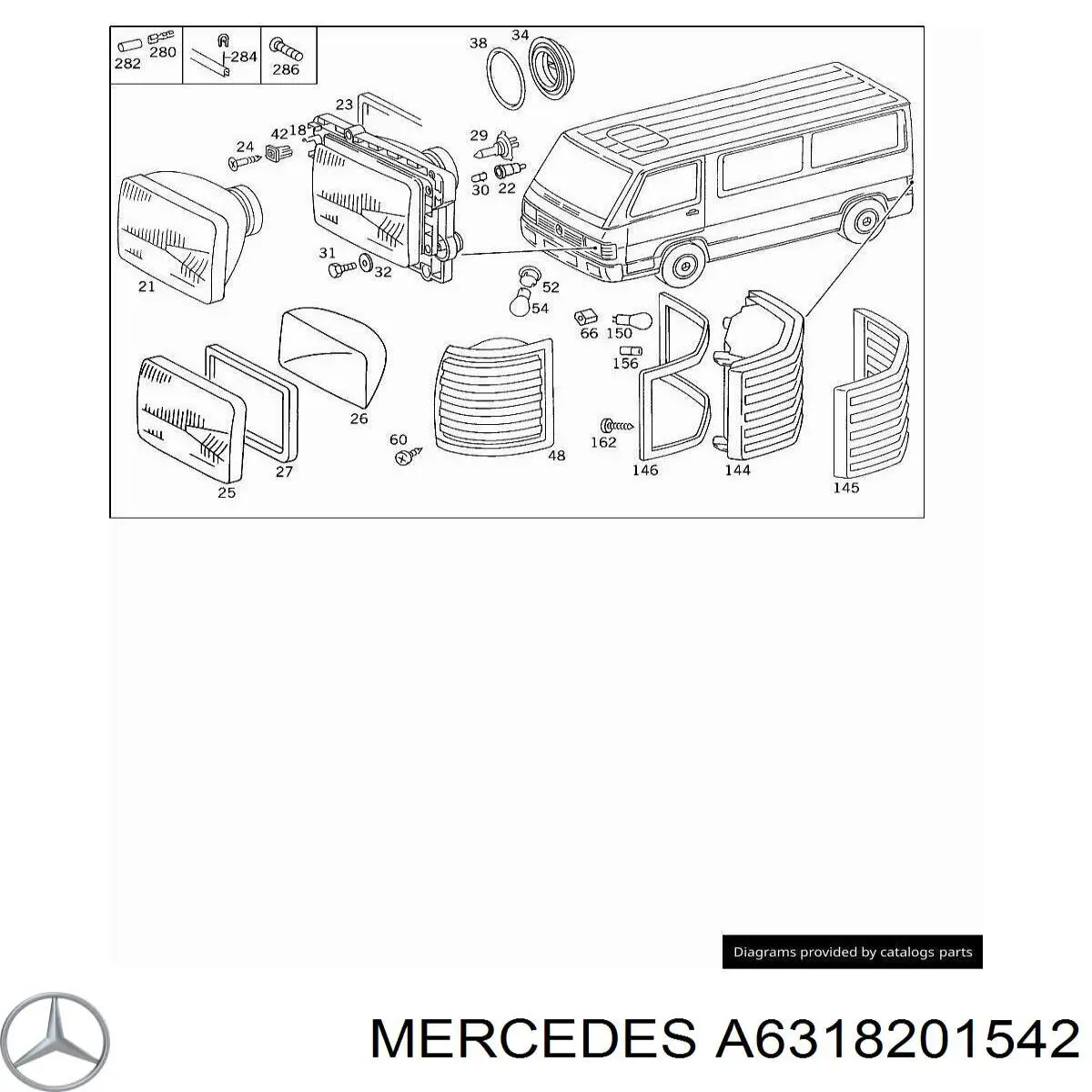 Motor de limpador pára-brisas do pára-brisas para Mercedes 100 (631)