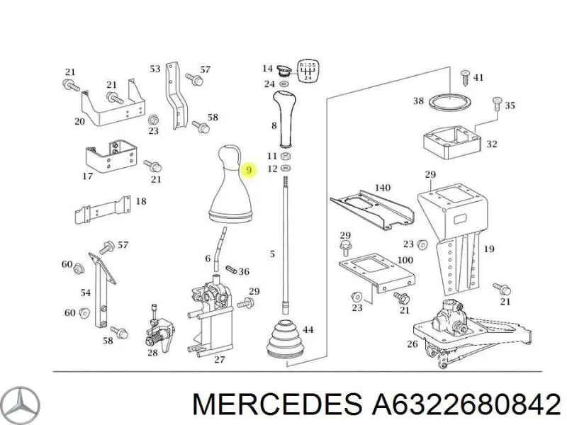 A6322680842 Mercedes 