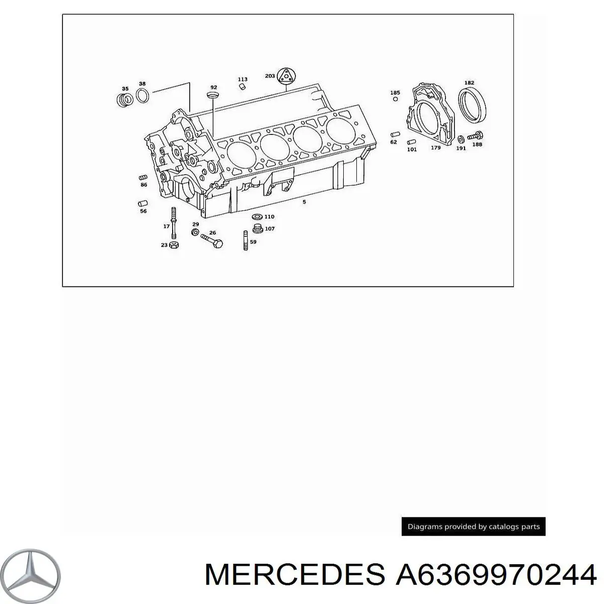 Купить A6369970244 Mercedes 