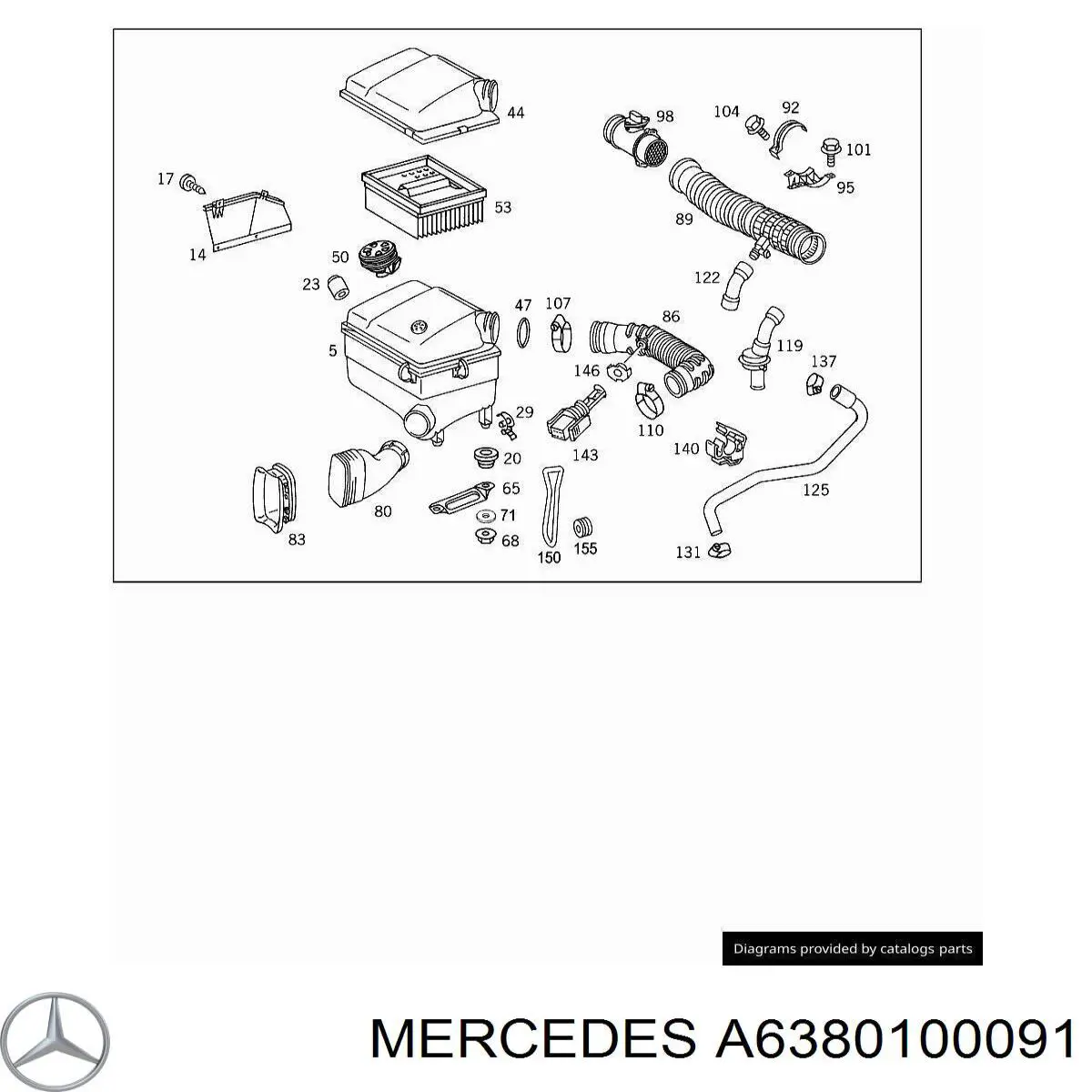 A6380100091 Mercedes 