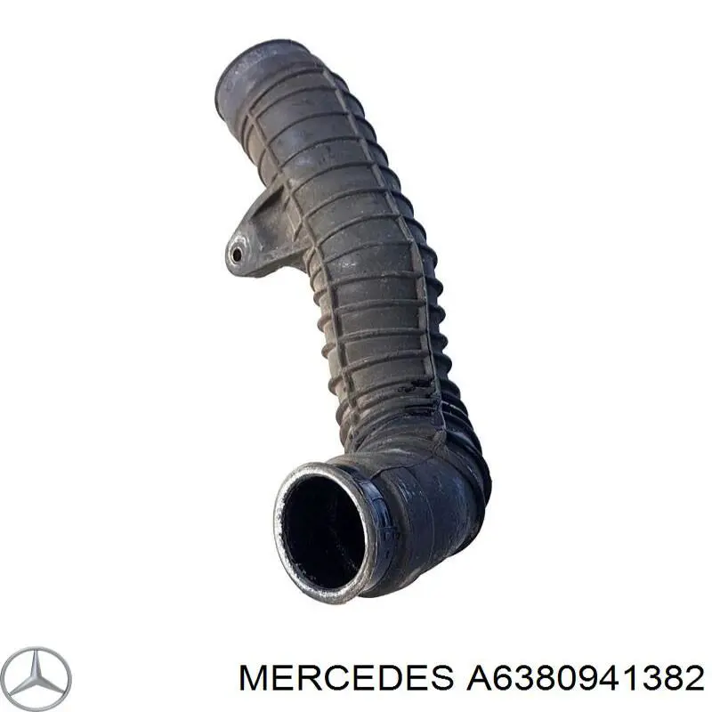 A6380941382 Mercedes патрубок воздушный, вход в турбину (наддув)