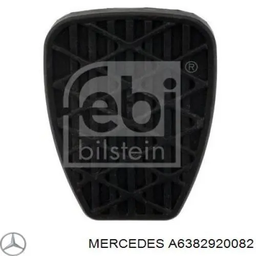 Накладка педали сцепления A6382920082 Mercedes