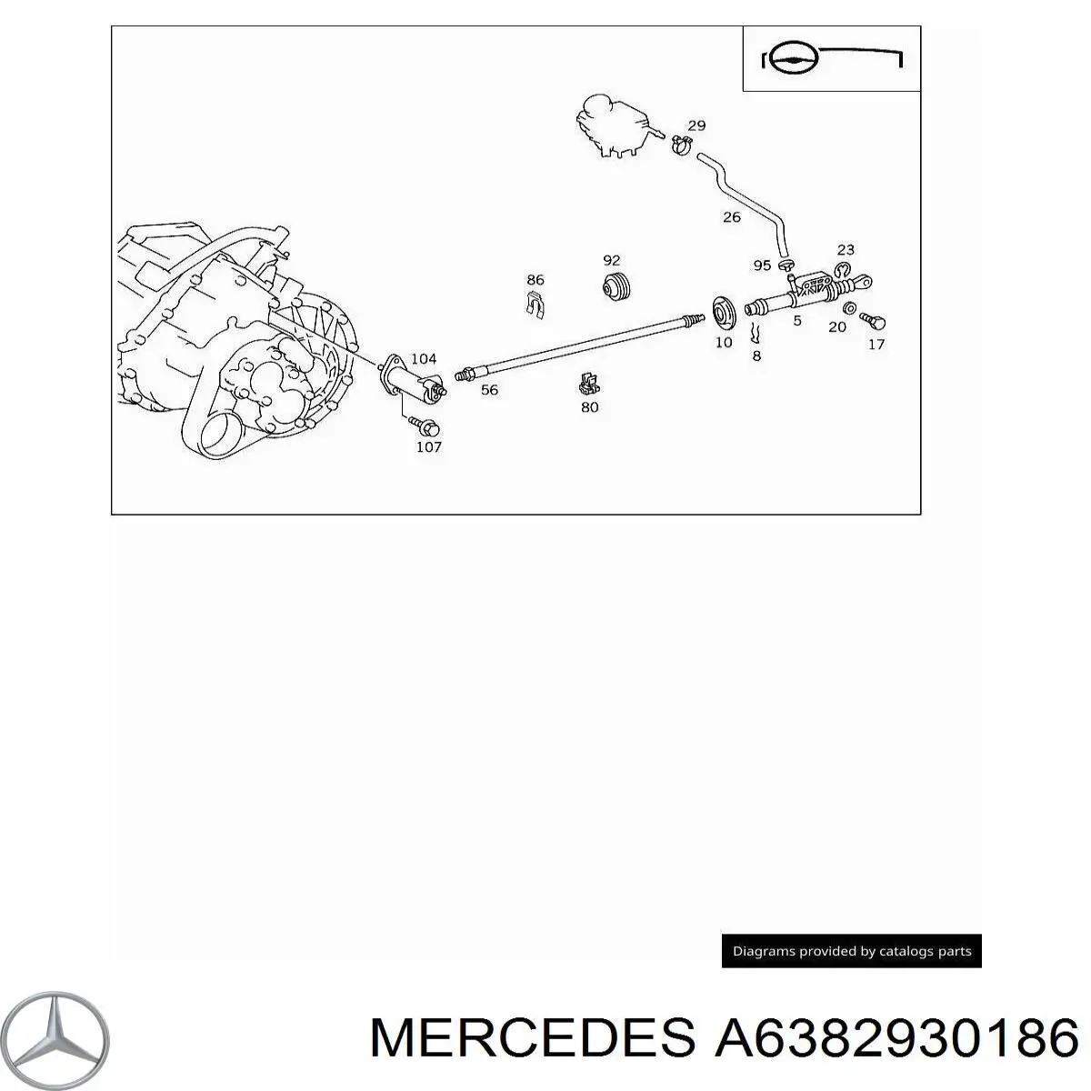 Купить A6382930186 Mercedes 