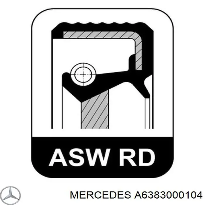 Купить A6383000104 Mercedes Педаль газа