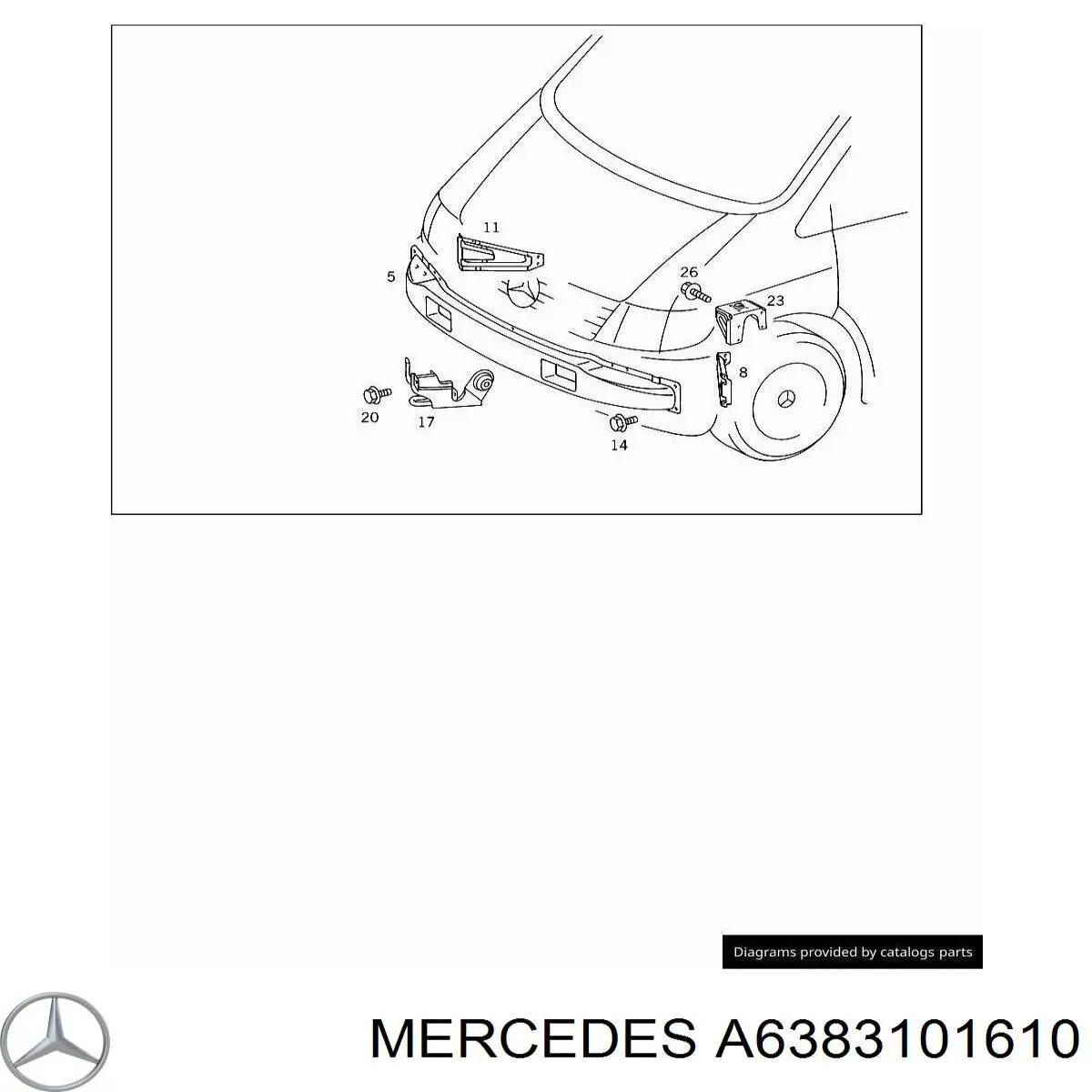 A6383101610 Mercedes 