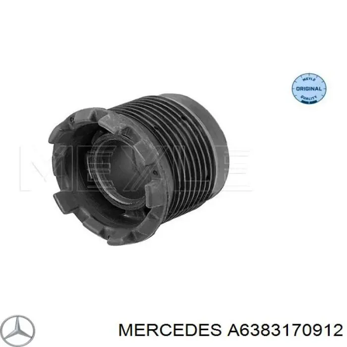A6383170912 Mercedes сайлентблок (подушка передней балки (подрамника))
