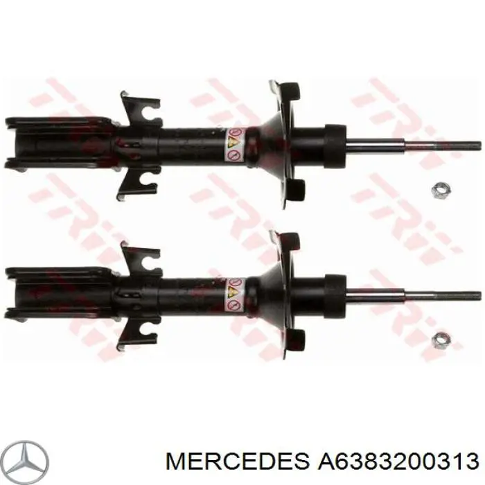 Амортизатор передний A6383200313 Mercedes