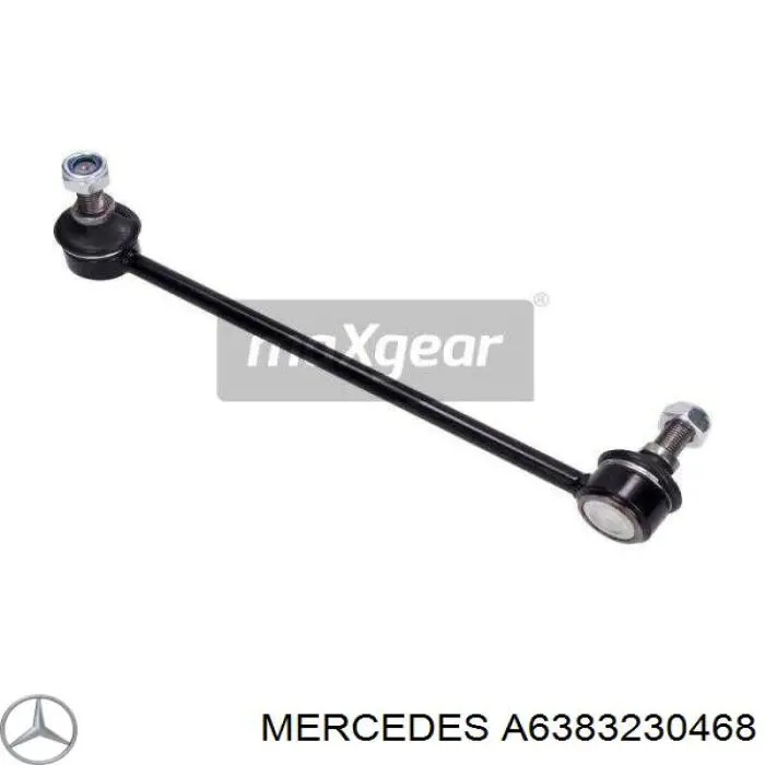 Стойка стабилизатора переднего левая A6383230468 Mercedes