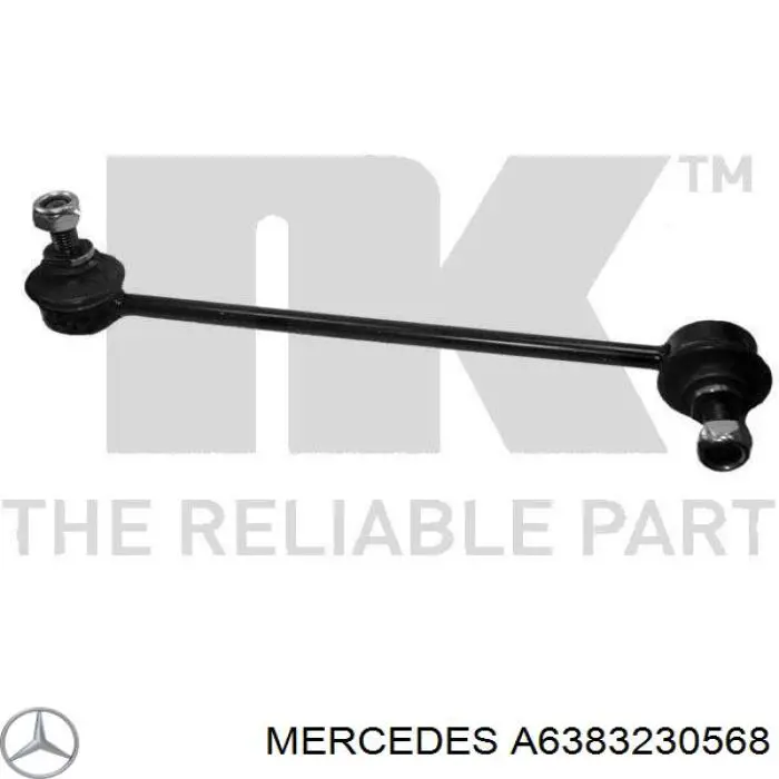 Стойка стабилизатора переднего правая Mercedes A6383230568