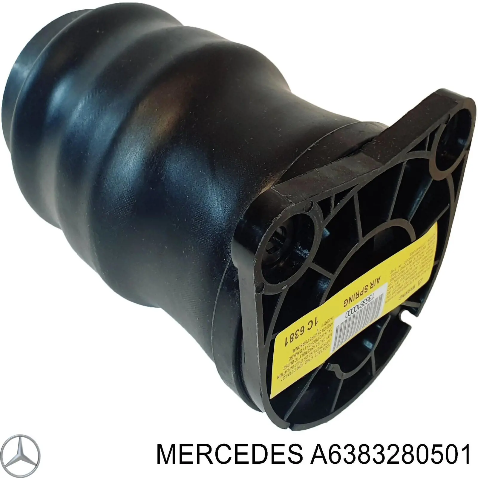 Пневмоподушка (пневморессора) моста заднего A6383280501 Mercedes
