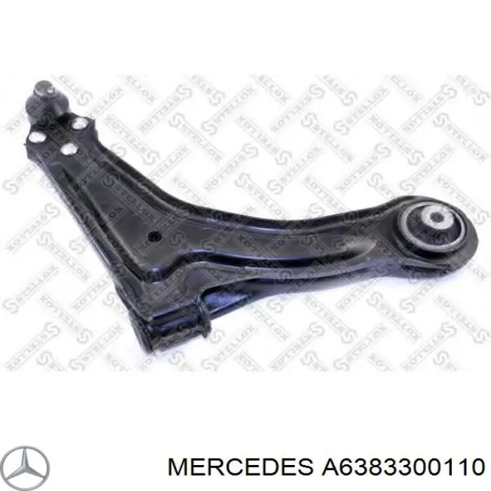 Купить A6383300110 Mercedes Нижний правый рычаг передней подвески