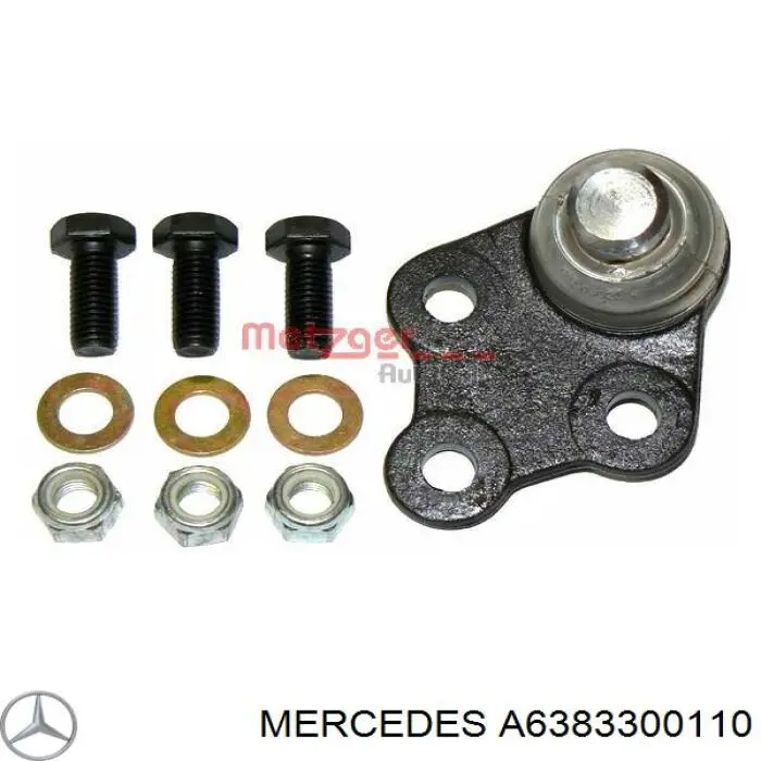 Правый рычаг передней нижней подвески Mercedes A6383300110 цена, от 31.67 USD