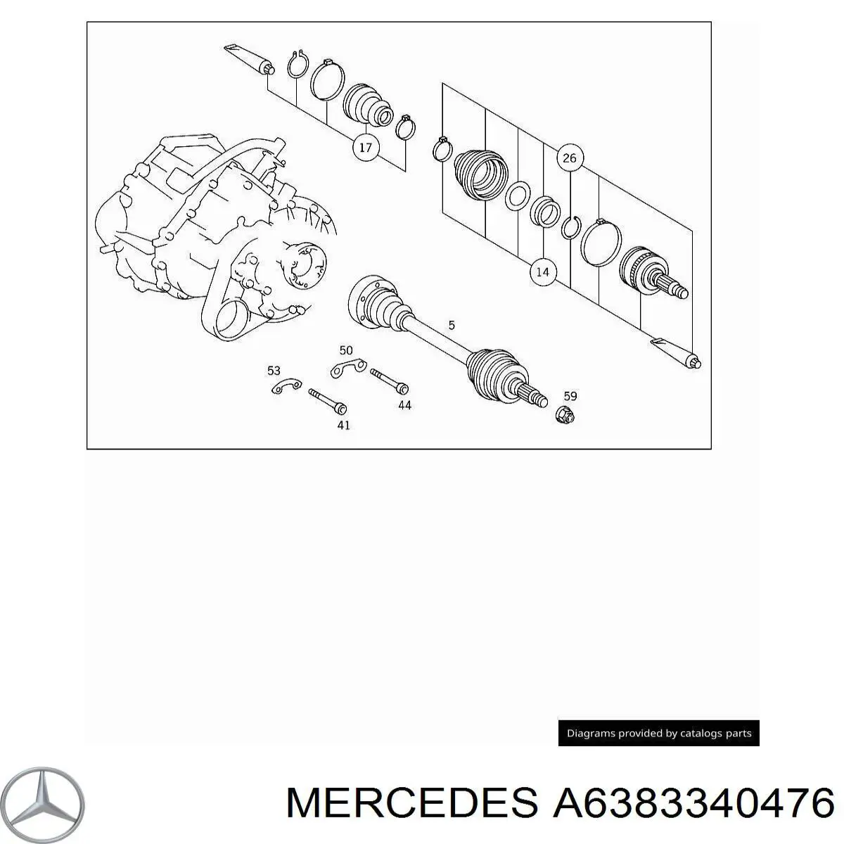 A6383340476 Mercedes 