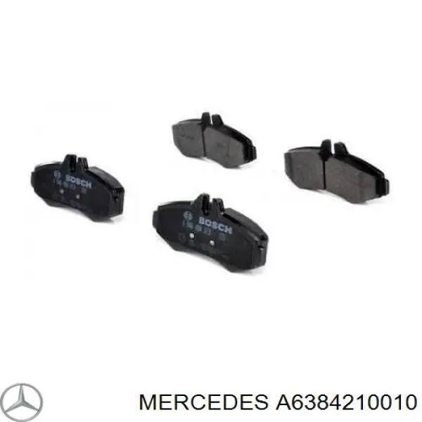 Передние тормозные колодки A6384210010 Mercedes