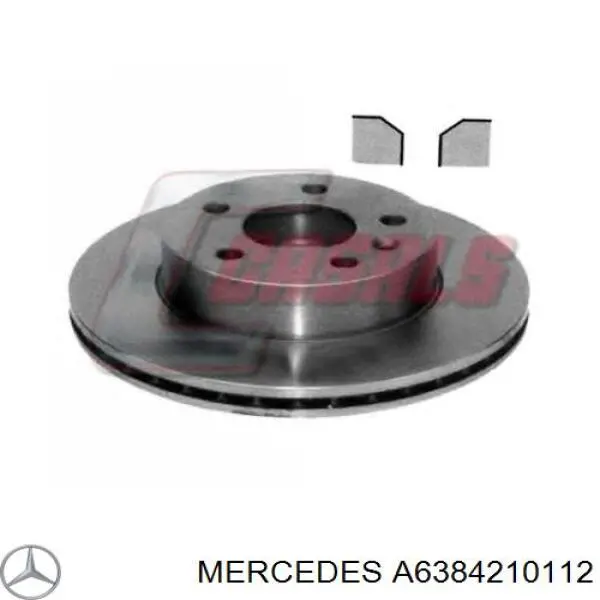Купить A6384210112 Mercedes Ротор тормозной