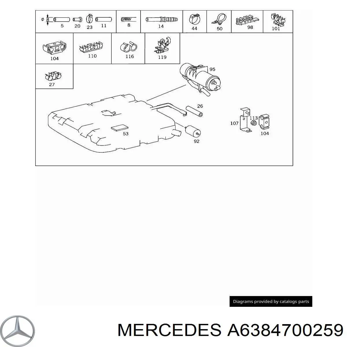 A6384700259 Mercedes