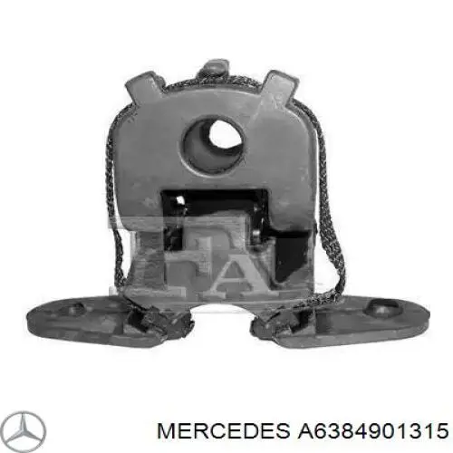 Выхлоп задний Mercedes A6384901315 цена, от 101.55 USD