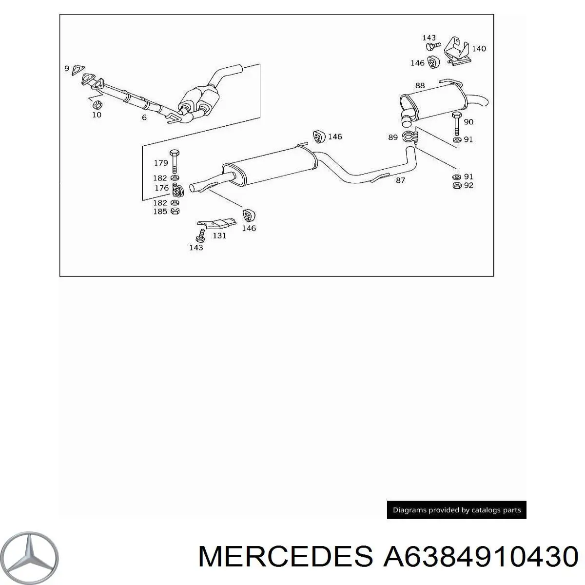 A6384910430 Mercedes 