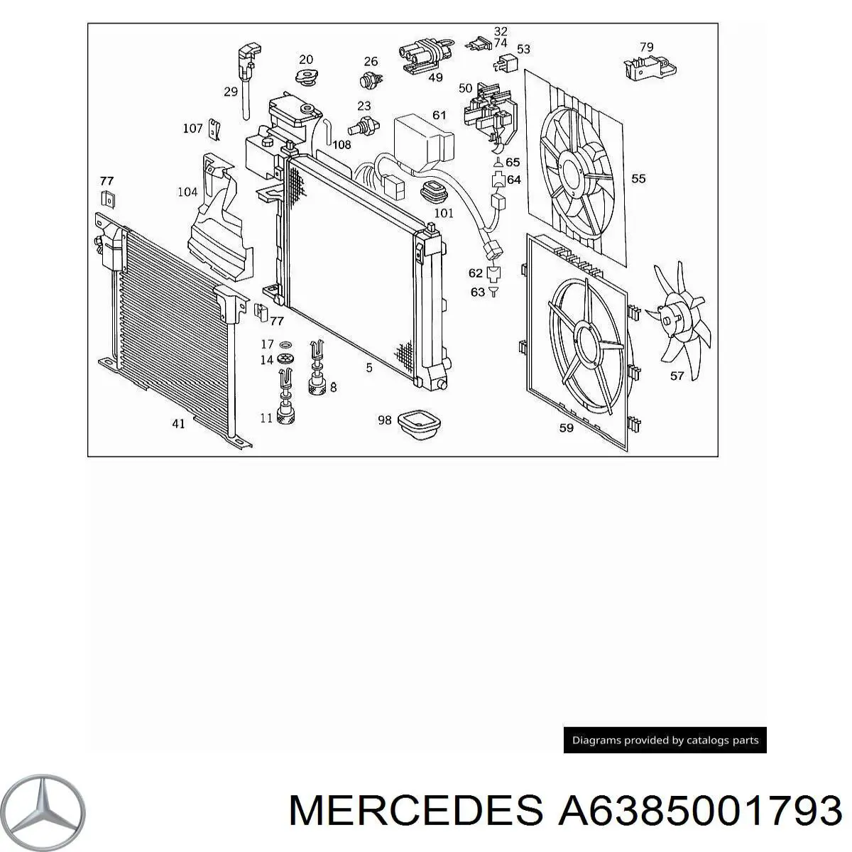 A6385001793 Mercedes 