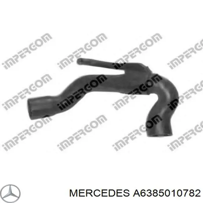 A6385010782 Mercedes mangueira (cano derivado do radiador de esfriamento superior)
