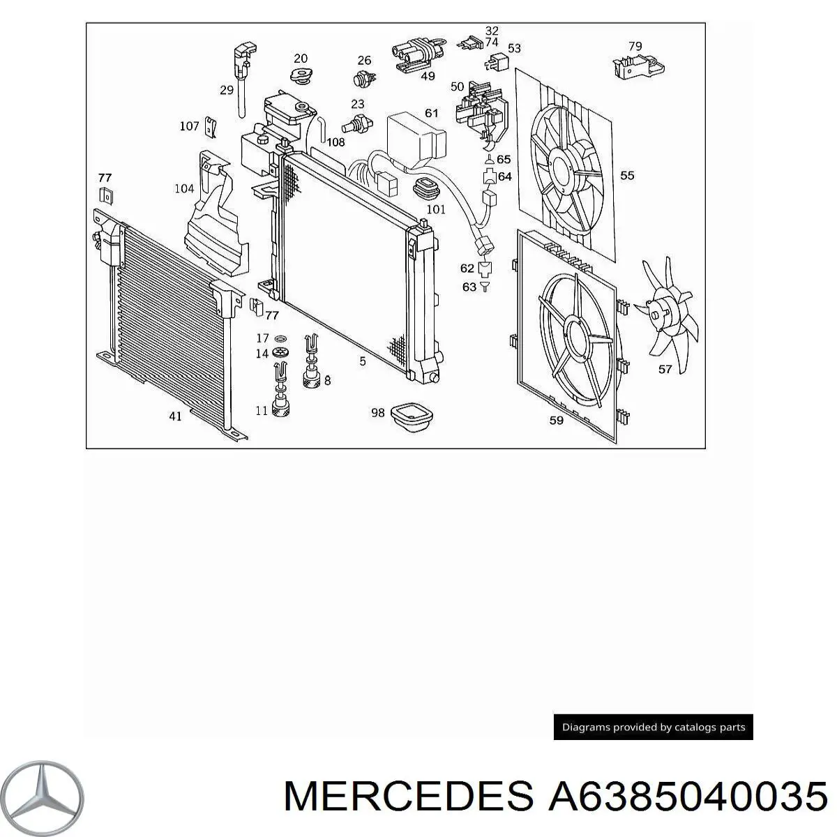  6385040035 Mercedes