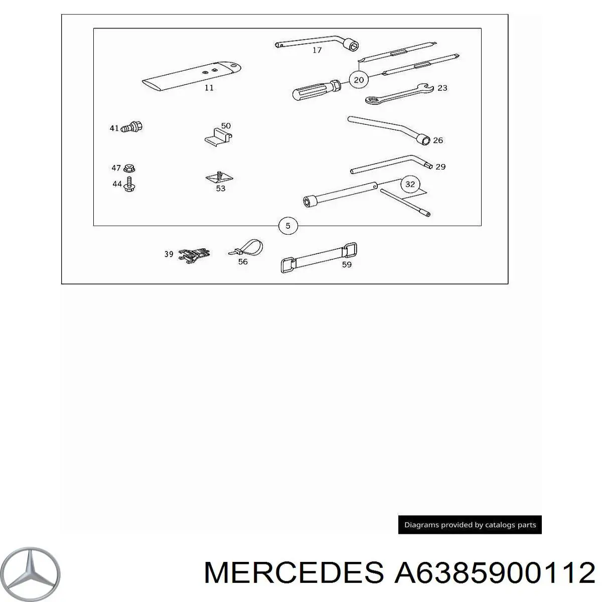A6385900112 Mercedes Знак аварийной остановки