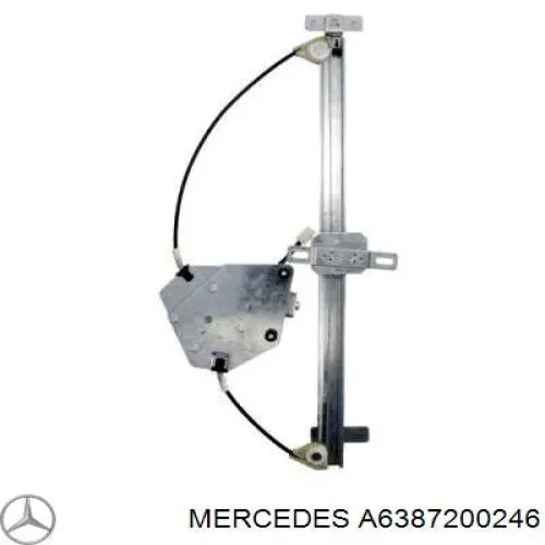 A6387200246 Mercedes механизм стеклоподъемника двери передней левой