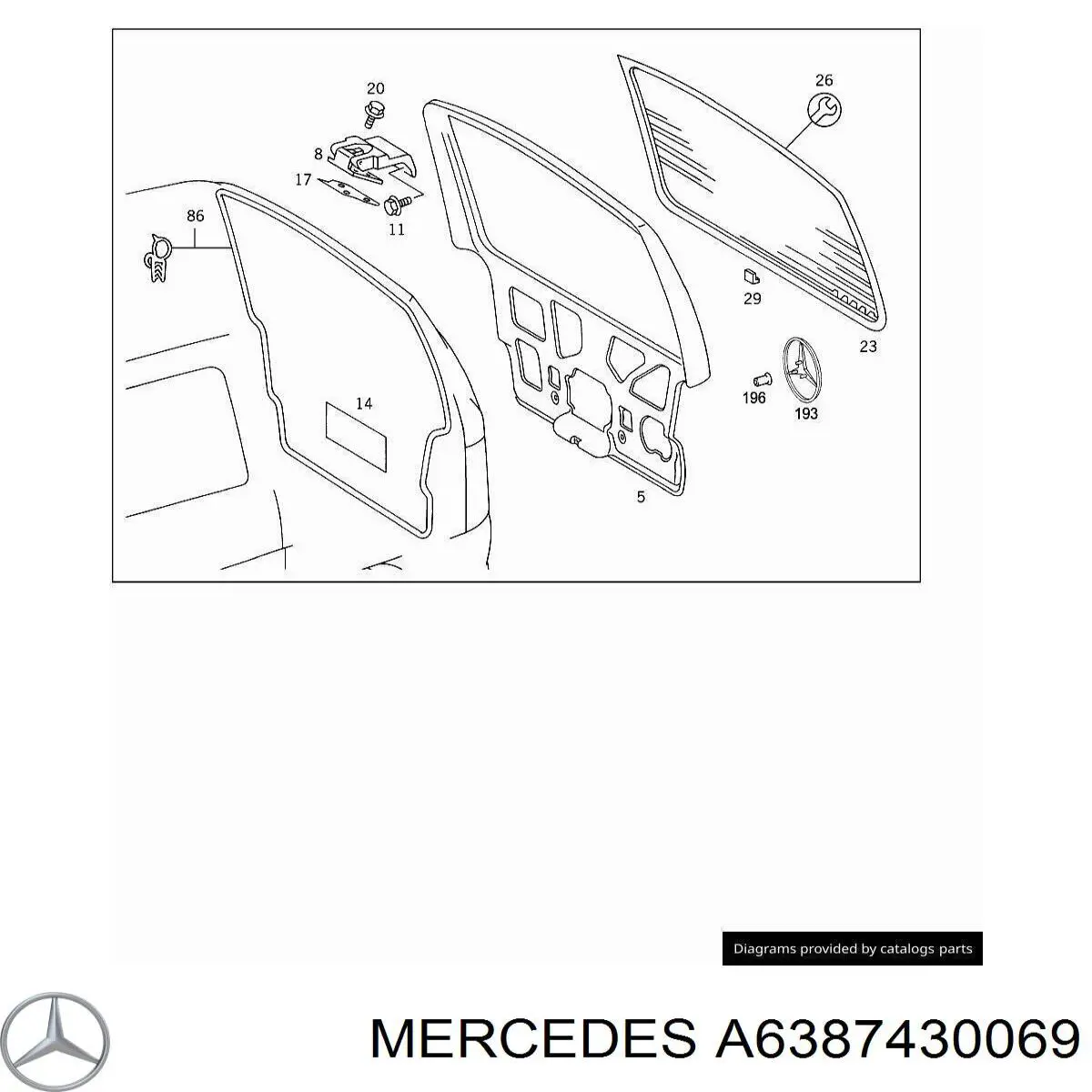 A6387430069 Mercedes 