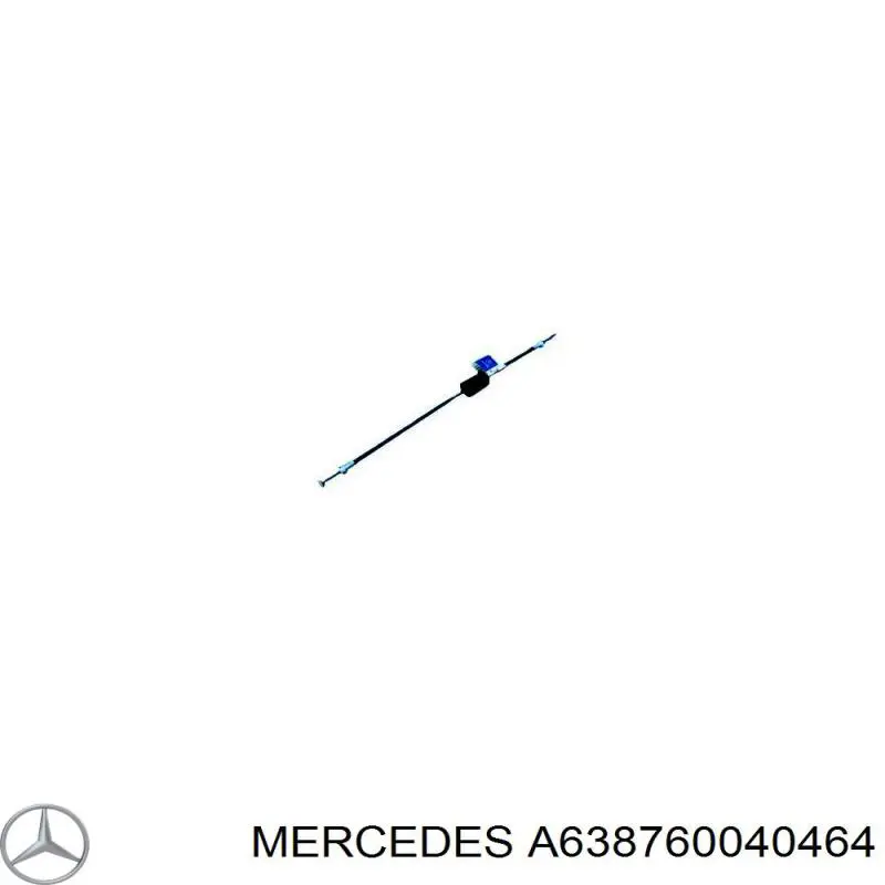A638760040464 Mercedes трос (тяга открывания замка двери передней)