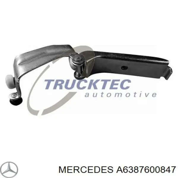 A6387600847 Mercedes rolo direito central da porta lateral (deslizante)