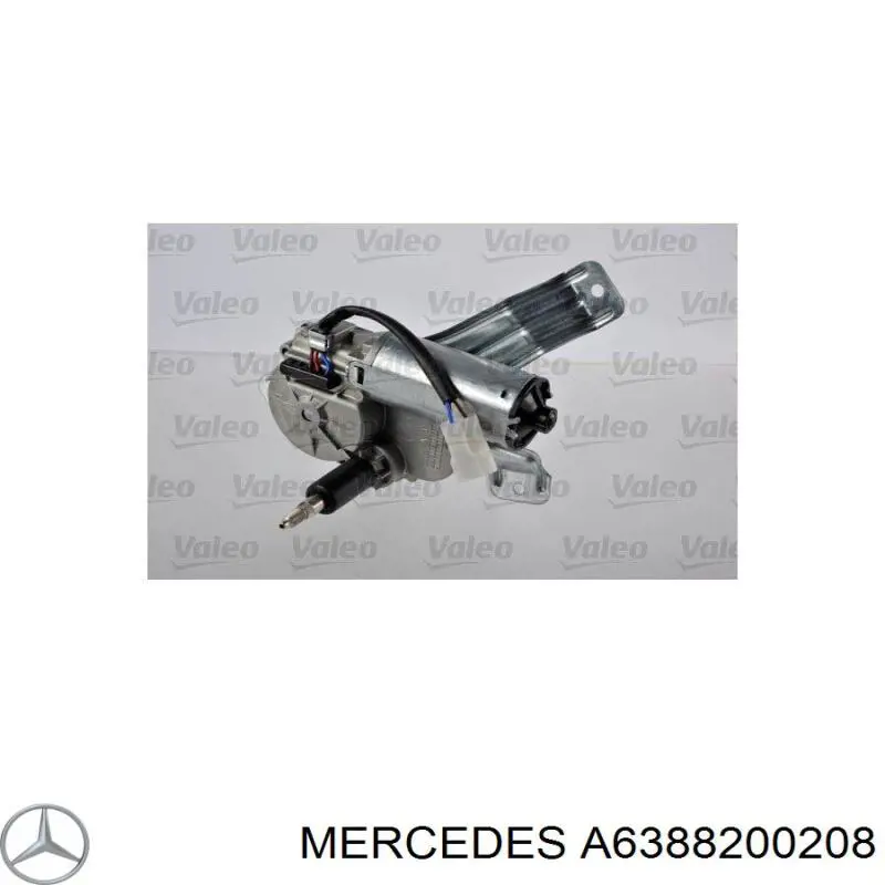 Стеклоочиститель двери задка Mercedes A6388200208 цена, от 206.64 USD