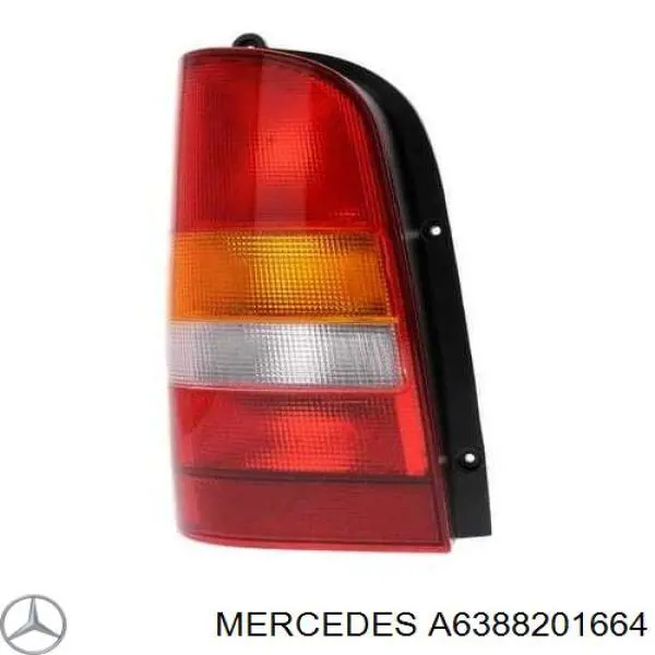 Фонарь задний левый A6388201664 Mercedes