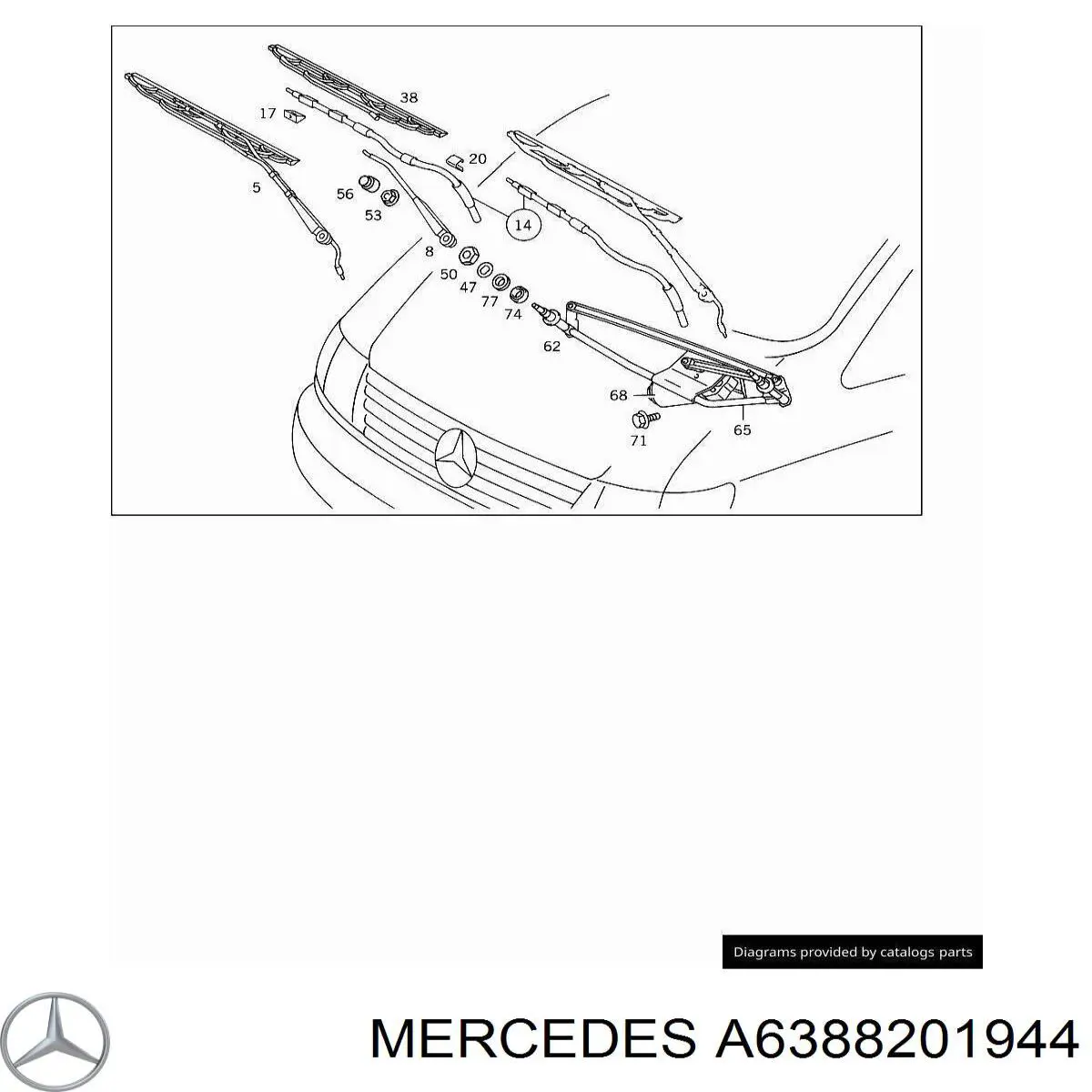 Купить 6388201944 Mercedes 