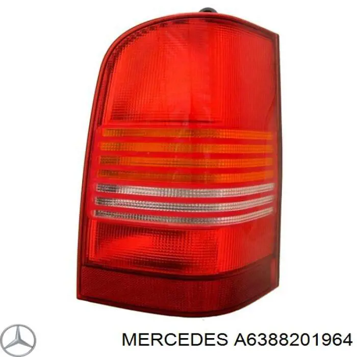 A6388201964 Mercedes фонарь задний правый